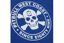 Koszulka Pit Bull Skull - Niebieska