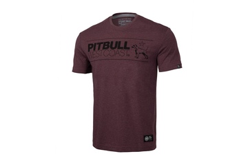Koszulka Pit Bull TNT Dog - Bordowa
