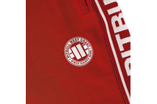 Szorty Pit Bull French Terry Small Logo - Czerwone