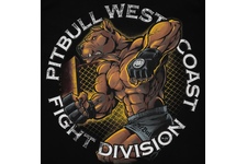 Koszulka Pit Bull Fight Club '21 - Czarna