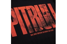 Koszulka Pit Bull Orange Dog - Czarna