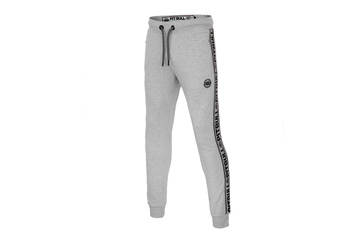 Spodnie dresowe Pit Bull French Terry Small Logo - Szare