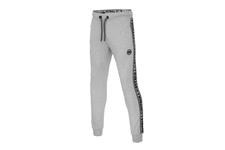 Spodnie dresowe Pit Bull French Terry Small Logo - Szare
