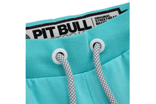 Spodnie dresowe damskie Pit Bull French Terry Small Logo - Turkusowe