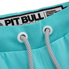 Spodnie dresowe damskie Pit Bull French Terry Small Logo - Turkusowe