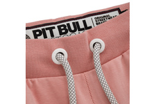 Szorty damskie Pit Bull French Terry Small Logo - Różowe
