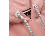 Bluza damska z kapturem Pit Bull French Terry Small Logo - Różowa