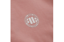 Bluza damska rozpinana z kapturem Pit Bull French Terry Small Logo - Różowa