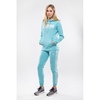 Bluza damska z kapturem Pit Bull French Terry Boxing - Turkusowa