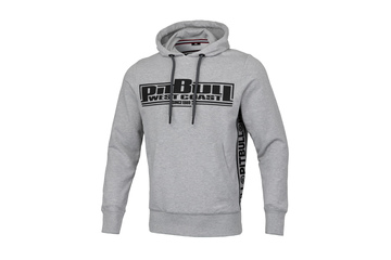 Bluza z kapturem Pit Bull French Terry Boxing - Szara