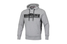 Bluza z kapturem Pit Bull French Terry Boxing - Szara