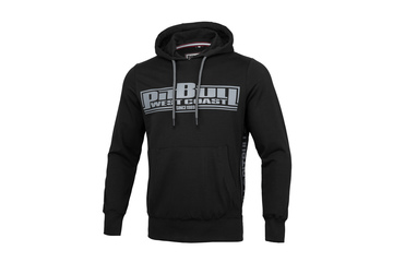 Bluza z kapturem Pit Bull French Terry Boxing - Czarna