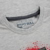 Koszulka Pit Bull Skull Logo  - Szara