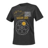 T-Shirt Rosyjska Ruletka - Travel Advice: Russian Luck - Grafitowo-Szara