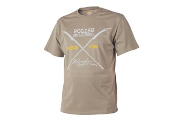 t-shirt Helikon Polish Multitool beżowy