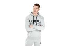 Bluza z kapturem Pit Bull French Terry TNT '21 - Szara