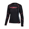 Rashguard termoaktywny damski Pit Bull Compression Pro Plus - Czarny/Koralowy