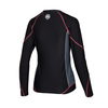 Rashguard termoaktywny damski Pit Bull Compression Pro Plus - Czarny/Koralowy