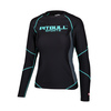 Rashguard termoaktywny damski Pit Bull Compression Pro Plus - Czarny/Turkusowy