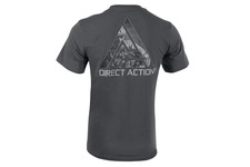 T-Shirt Logo Direct Action PL Flag - Bawełna - Shadow Grey