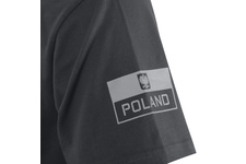 T-Shirt Logo Direct Action PL Flag - Bawełna - Shadow Grey