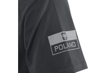 T-Shirt Logo Direct Action PL Flag - Bawełna - Shadow Grey