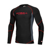 Rashguard termoaktywny Pit Bull Compression Pro Plus - Czarny/Czerwony