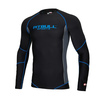 Rashguard termoaktywny Pit Bull Compression Pro Plus - Czarny/Niebieski