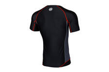 Rashguard termoaktywny Pit Bull Compression Pro Plus - Czarny/Czerwony