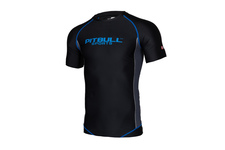 Rashguard termoaktywny Pit Bull Compression Pro Plus - Czarny/Niebieski