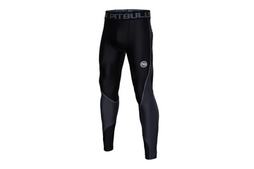 Leginsy termoaktywne Pit Bull Compression Pro Plus '21 - Czarne