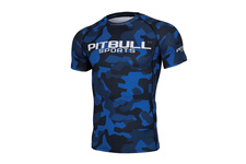 Rashguard termoaktywny męski Pit Bull Dillard Camo - Niebieski