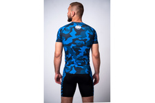 Rashguard termoaktywny męski Pit Bull Dillard Camo - Niebieski