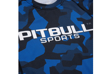 Rashguard termoaktywny męski Pit Bull Dillard Camo - Niebieski