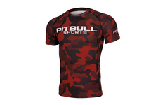 Rashguard termoaktywny męski Pit Bull Dillard Camo - Czerwony