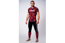 Rashguard termoaktywny męski Pit Bull Dillard Camo - Czerwony