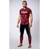 Rashguard termoaktywny męski Pit Bull Dillard Camo - Czerwony