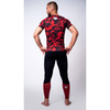 Rashguard termoaktywny męski Pit Bull Dillard Camo - Czerwony