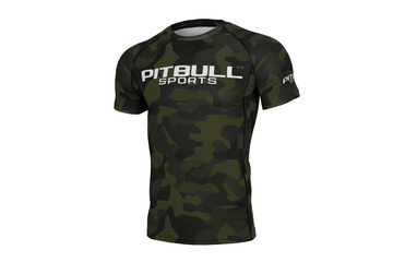 Rashguard termoaktywny męski Pit Bull Dillard Camo - Khaki