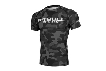 Rashguard termoaktywny męski Pit Bull Dillard Camo - Szary