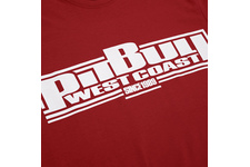 Koszulka Pit Bull Classic Boxing '20- Czerwona