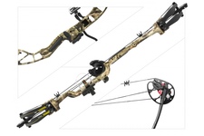 Łuk bloczkowy Poe Lang Rex Quad 25-45lb 28" , camo