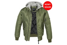Kurtka BRANDIT MA1 z kapturem Olive-Grey