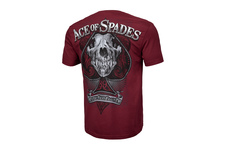 Koszulka Pit Bull Ace Of Spades - Bordowa