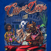 Koszulka Pit Bull City Of Dogs - Niebieska