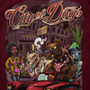 Koszulka Pit Bull City Of Dogs - Bordowa