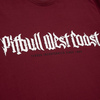 Koszulka Pit Bull Terror Devil - Bordowa