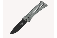 Nóż JOKER „MOTYLEK” szary ostrze 9,5 cm