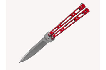 Nóż JOKER „MOTYLEK” INOX 10CM Red