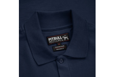 Koszulka Polo Pit Bull Circle Logo - Granatowa